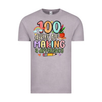 Vintage Zinc 100 days of making a difference Vintage Tee - MaliasSmallBusiness