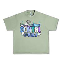 Oil Green dental squad Urban Heavy Tee - MaliasSmallBusiness