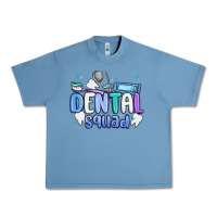 Pebble Blue dental squad Urban Heavy Tee - MaliasSmallBusiness