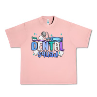Salmon dental squad Urban Heavy Tee - MaliasSmallBusiness