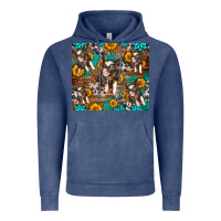 Vintage Denim Western Pigs Vintage Hoodie - LillyAllenDesigns