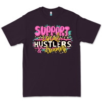Plum support local hustlers and dreamers Premium Tee - JahusDesignShop