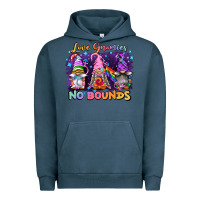 Pigment Midnight Navy love gnomies no brounds pride Urban Hoodie - FaDigitalArtStudio