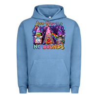Pigment Pebble Blue love gnomies no brounds pride Urban Hoodie - FaDigitalArtStudio