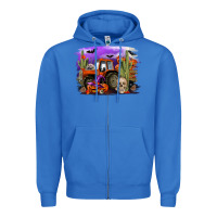 True Royal Halloween tractor Zipper Hoodie - RanaPortraitStore