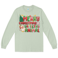 Matcha merry christmas ya filthy animal Long Sleeve Tee - MaliasSmallBusiness
