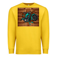 Lemon woodgrain motorcycle Premium Sweatshirt - TumblerDesignByShophia