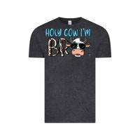 Vintage Black holy cow i'm bro Vintage Tee - MaliasSmallBusiness