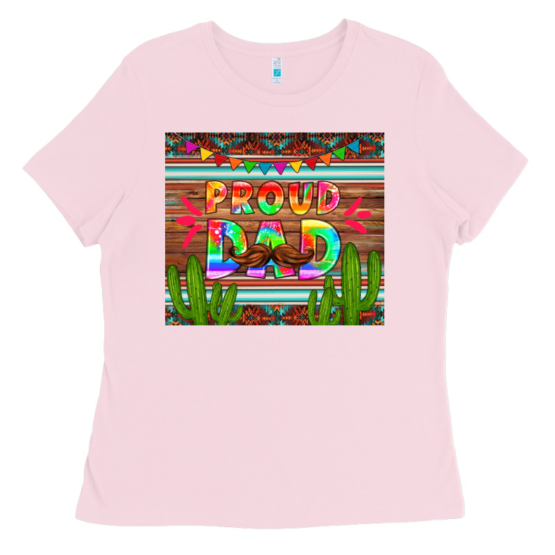 Proud Dad Tumbler Ladies Tee by HRA Design Shop | Teevron