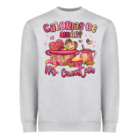 Heather Grey calorias de amor no cuentan mexican valentines day Heavyweight Sweatshirt - MaliasSmallBusiness