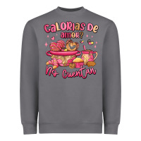 Storm calorias de amor no cuentan mexican valentines day Heavyweight Sweatshirt - MaliasSmallBusiness