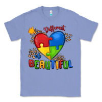Colony Blue different is beautiful autism Classic Tee - MaliasSmallBusiness