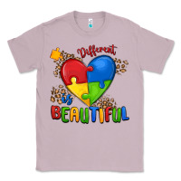 Lilac different is beautiful autism Classic Tee - MaliasSmallBusiness