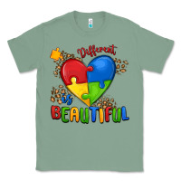 Sage different is beautiful autism Classic Tee - MaliasSmallBusiness