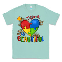 Seafoam different is beautiful autism Classic Tee - MaliasSmallBusiness