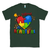 Sports Green different is beautiful autism Classic Tee - MaliasSmallBusiness