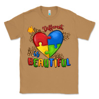 Toasted Coconut different is beautiful autism Classic Tee - MaliasSmallBusiness