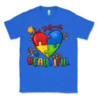True Royal different is beautiful autism Classic Tee - MaliasSmallBusiness