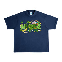 St.patrick's Day Nurse Urban Heavy Tee | Teevron