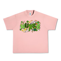 Salmon st.patrick's day nurse Urban Heavy Tee - MaliasSmallBusiness