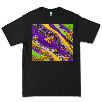 Black mardi gras fleur delis leopard and cowhide Premium Tee - AdoDesignShop