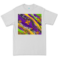 Dove Grey mardi gras fleur delis leopard and cowhide Premium Tee - AdoDesignShop