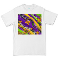 White mardi gras fleur delis leopard and cowhide Premium Tee - AdoDesignShop