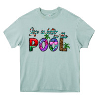 Arona life is better İn the pool Heavy Core Tee - CowhideDigitalArt