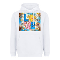 White summer love Heavyweight Hoodie - TumblerDesignByShophia