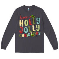 Smoke have a holly jolly christmas Long Sleeve Tee - MaliasSmallBusiness