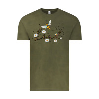 Vintage Olive bee kind Vintage Tee - MaliasSmallBusiness