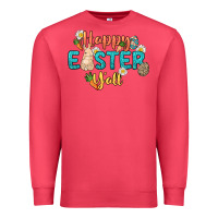 Cardinal Happy Easter y'all Easter Day Premium Sweatshirt - HowdyJamesFarm
