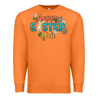 Carrot Happy Easter y'all Easter Day Premium Sweatshirt - HowdyJamesFarm