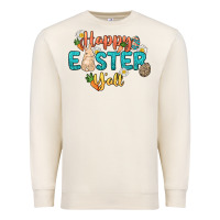 Sandshell Happy Easter y'all Easter Day Premium Sweatshirt - HowdyJamesFarm