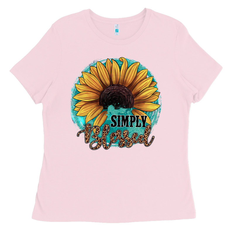 Simply Blessed Ladies Tee by JahusDesignShop | Teevron