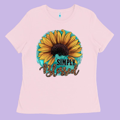 Simply Blessed Ladies Tee Designed By Jahusdesignshop