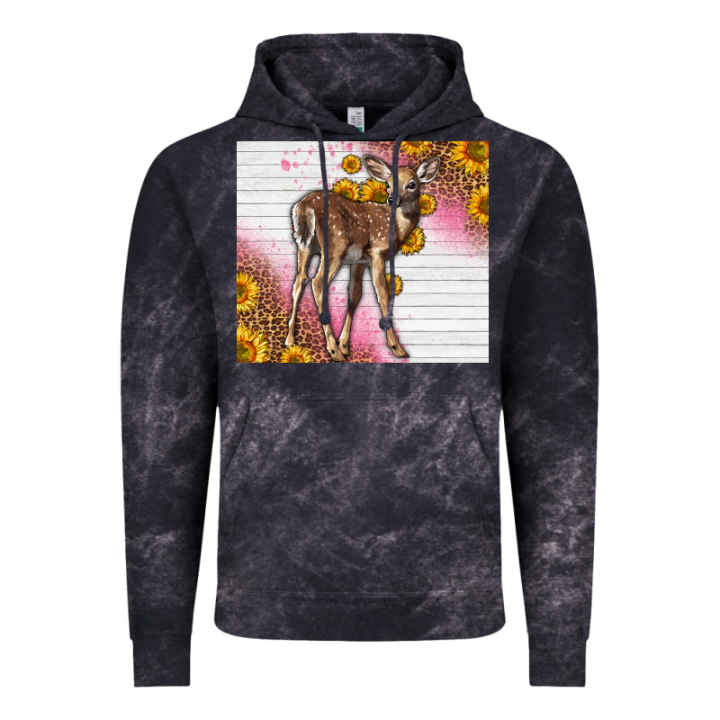 Western Cute Baby Deer Fawn Vintage Hoodie by LillyAllenDesigns | Teevron