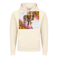 Vintage Artic Western Cute Baby Deer Fawn Vintage Hoodie - LillyAllenDesigns