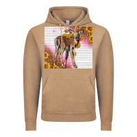 Vintage Coffee Western Cute Baby Deer Fawn Vintage Hoodie - LillyAllenDesigns