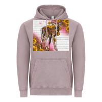 Vintage Zinc Western Cute Baby Deer Fawn Vintage Hoodie - LillyAllenDesigns