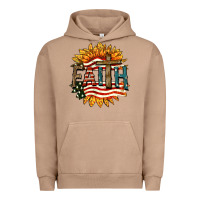 Pigment Burro Faith USA Urban Hoodie - FaDigitalArtStudio