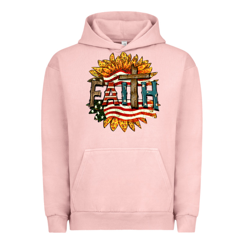Faith Usa Urban Hoodie by FaDigitalArtStudio | Teevron
