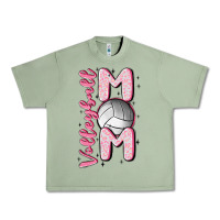Oil Green volleyball mom Urban Heavy Tee - MaliasSmallBusiness
