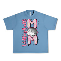 Pebble Blue volleyball mom Urban Heavy Tee - MaliasSmallBusiness