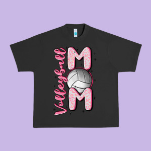 Volleyball Mom Urban Heavy Tee Designed By Maliassmallbusiness