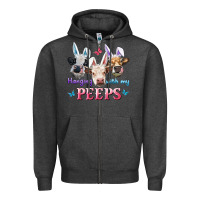 Charcoal Heather Hanging With My Peeps Cows Zipper Hoodie - RanaPortraitStore