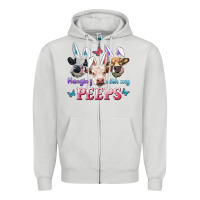 Dove Grey Hanging With My Peeps Cows Zipper Hoodie - RanaPortraitStore