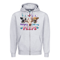 Heather Grey Hanging With My Peeps Cows Zipper Hoodie - RanaPortraitStore