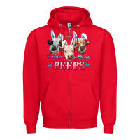 Red Hanging With My Peeps Cows Zipper Hoodie - RanaPortraitStore