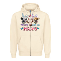 Sandshell Hanging With My Peeps Cows Zipper Hoodie - RanaPortraitStore